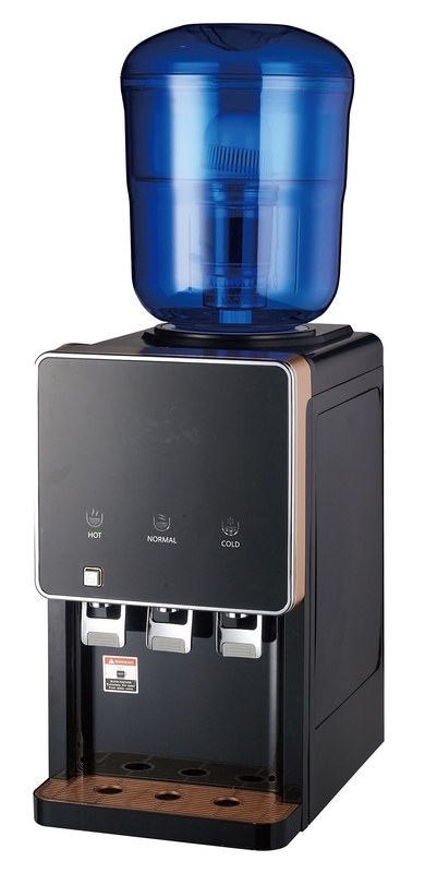Desktop water cooler to fit into the top water purifier